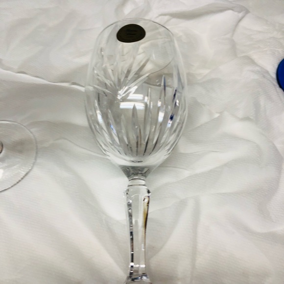 HIGHLIGHTS 2 CRYSTAL PRINCESS HOUSE WINE GLASSES BRAND NEW WITH TAGS - Picture 5 of 16